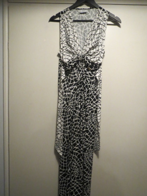 Chiara forthi musta-valkoinen mekko, 36/38