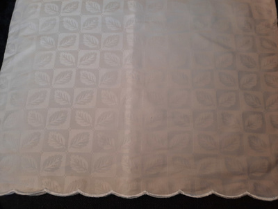 Luonnonvaalea verhokappa 40x220cm