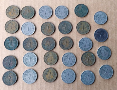 1mk 1 markka 1928 - 1951 - 114 grammaa 29 kpl
