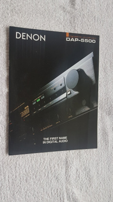 DENON DAP-5500 Vanha esite