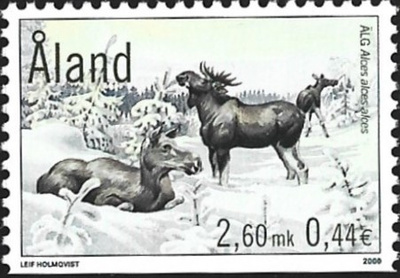 Åland 2000  ÅV 8  Hirvet  2,60 mk ** LaPe 174