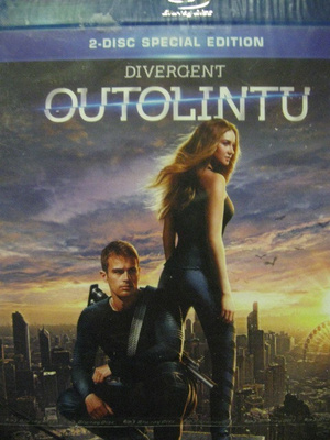 DIVERGENT OUTOLINTU BLU-RAY