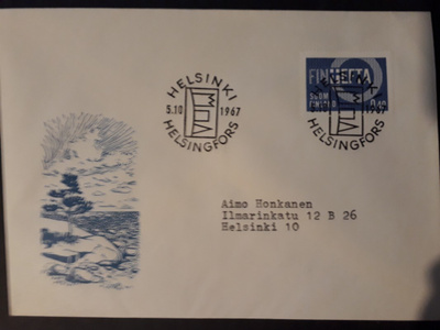 1967  Hki - Lippunäyttely