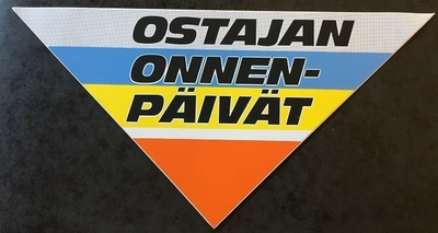 Ostajan onnen päivät tarra