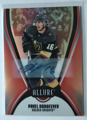 Pavel Dorofeyev 2025-26 Allure Red Rainbow Auto