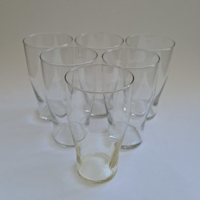 Sinetti-sinappilasit 6 kpl, Tapio Wirkkala, Paulig/Iittala