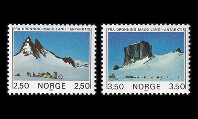 Norja 918-9 ** Antarktiksen vuoria (1985)