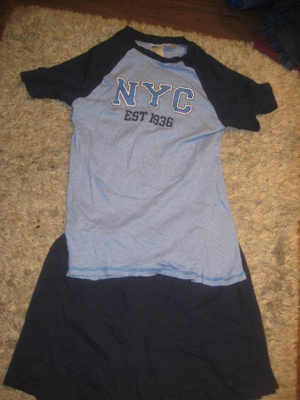 *H&M lyhyt hihainen yöasu siisti, koko 170 cm **