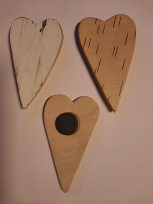 Sydän magneetti x 3 kpl