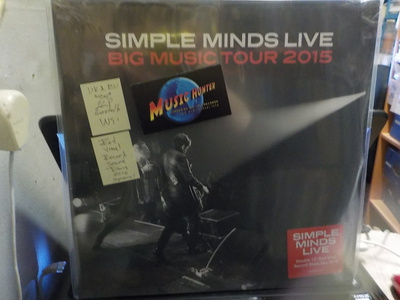 SIMPLE MINDS - BIG MUSIC TOUR UK&EU -2016 UUSI 2LP