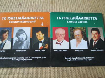 16 Iskelmäaarretta - Sunnuntaikonsertti/Lauluja Lapista 2CD