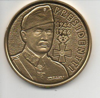2 kpl mitaleja kullattu