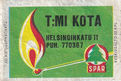 T:mi KOTA , Helsinginkatu 11    4/3