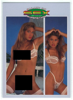 1997 Hot Shots Galaxy of Sex Superstars #63 Tanya Rivers
