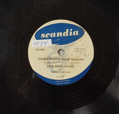 Savikiekko 1958 - Sing Song Sisters - Scandia KS-294