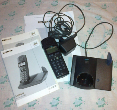 Siemens 3000 Gigaset Comfort ja tukiasema