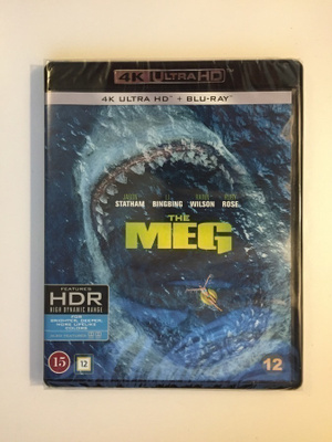 The Meg (4K Ultra HD + Blu-ray) Jason Statham (UUSI)