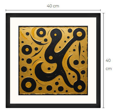 Uusi uniikki abstrakti art print taulu 40 cm x 40 cm