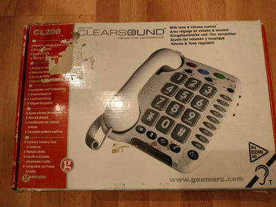 Clearsound CL200 lankapuhelin.