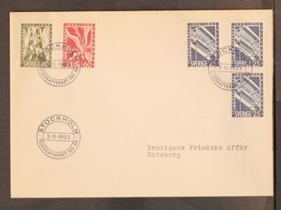 # 23364 # Ruotsi - Fa-451-453 FDC - 1953
