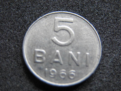 5 bani 1966 Romania