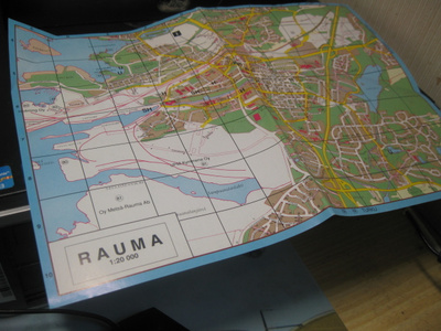 Kartta Rauma 1997