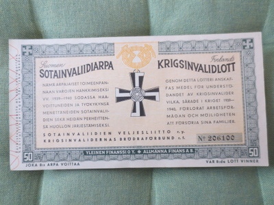 Sotainvalidi Arpa v.1939-1940
