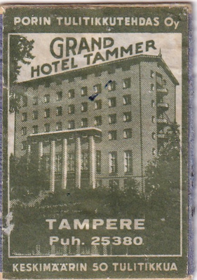 Tampere.Grand Hotel Tammer b564