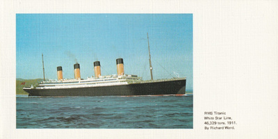 LAIVAKORTTI - RMS TITANIC