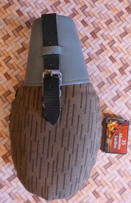 Kenttäpullo ARMEIJA Saksa käytetty siisti, kelpaa yhä