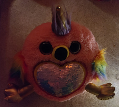 Iso Rainbowcorns Flamingo -pehmolelu