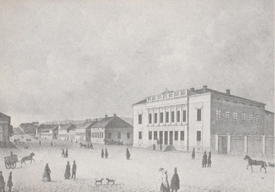 Postikortti, TURKU, Turun Ruotsalainen Teatteri, Kauppatori