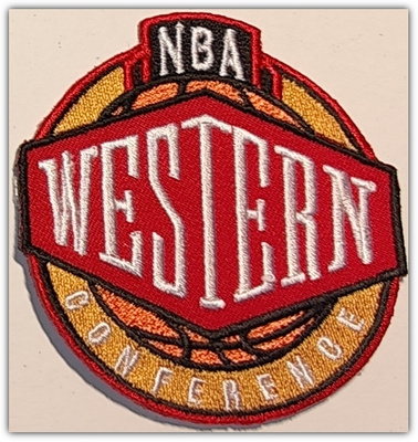 NBA - Western Conference -kangasmerkki / hihamerkki