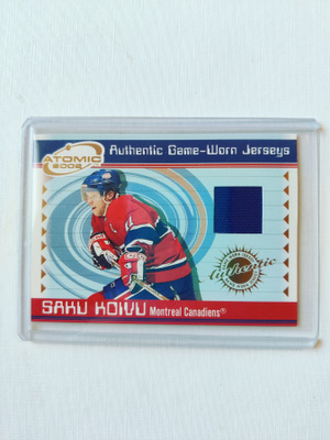 Saku Koivu - 2002 Atomic Game-Worn Jersey