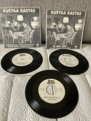 3 X KUSTAA RASTAS  7"  PS (SINKUT JA EP)