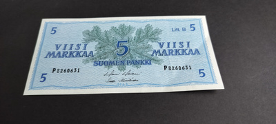 5mk 1963 Litt.B, HOL-Häm, P-sarjaa, KL 7-8