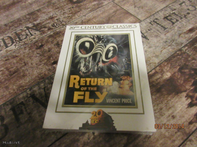 Return of the Fly (1959) DVD *uusi*
