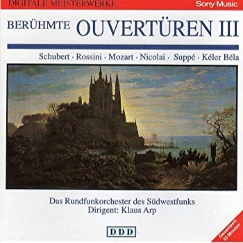 Berühmte Ouvertüren III - CD  (Sony Music)