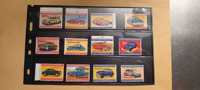 Postisäästöpankki merkit. 12 kpl.