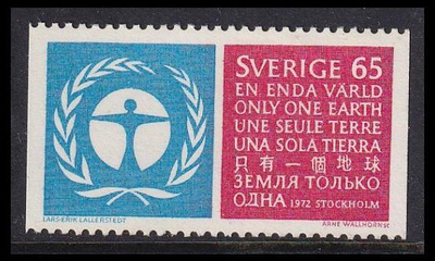 Ruotsi 758C ** Ympäristönsuojelu (1972)