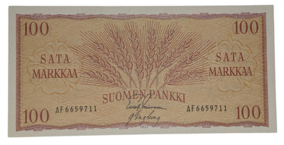 100 Markkaa 1957 AF6659711