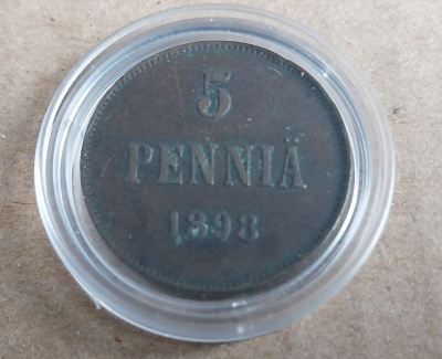 5 penniä 1898