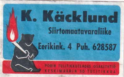K. Käcklund, Eerikink. 4    6/1