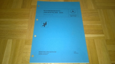 Korjaamokäsikirja Mercedes nykimisenestojärjestelmä W124