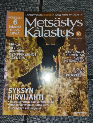 Metsästys ja kalastus 10/2016