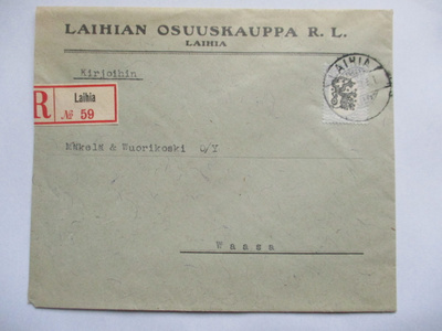 1927 Laihia R liikekuori