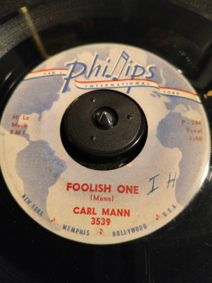 CARL MANN,PHILIPS INTERNATIONAL 3539
