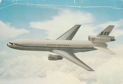 LENTOKONEKORTTI - DC-10 SAS