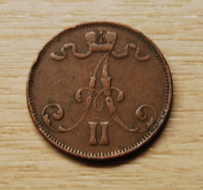 5 penniä 1873 Aleksanteri II