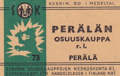 Perälä. Perälän  osuuskauppa r.l.  6/6